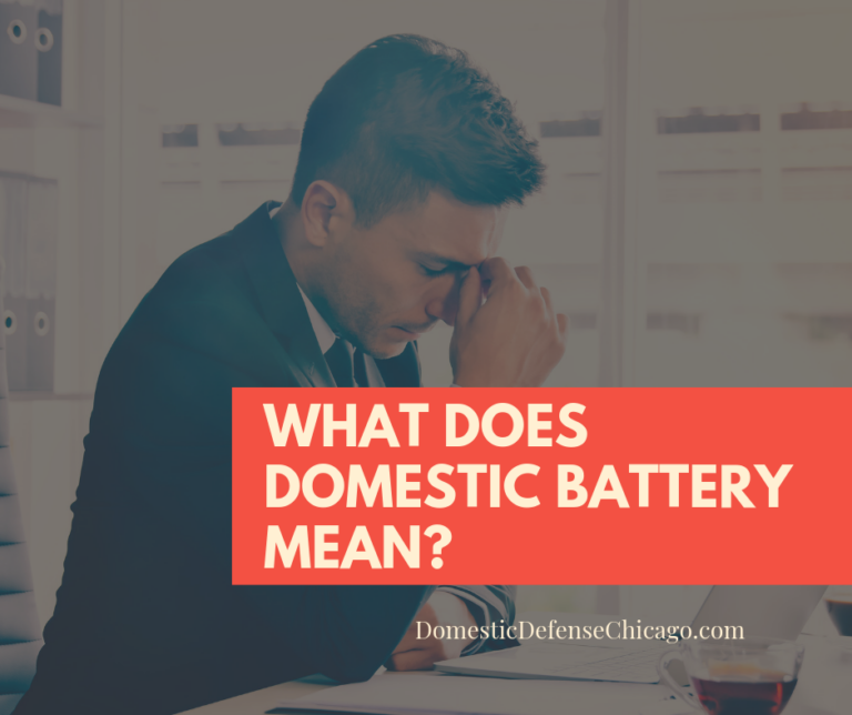 What Is Domestic Battery Mean