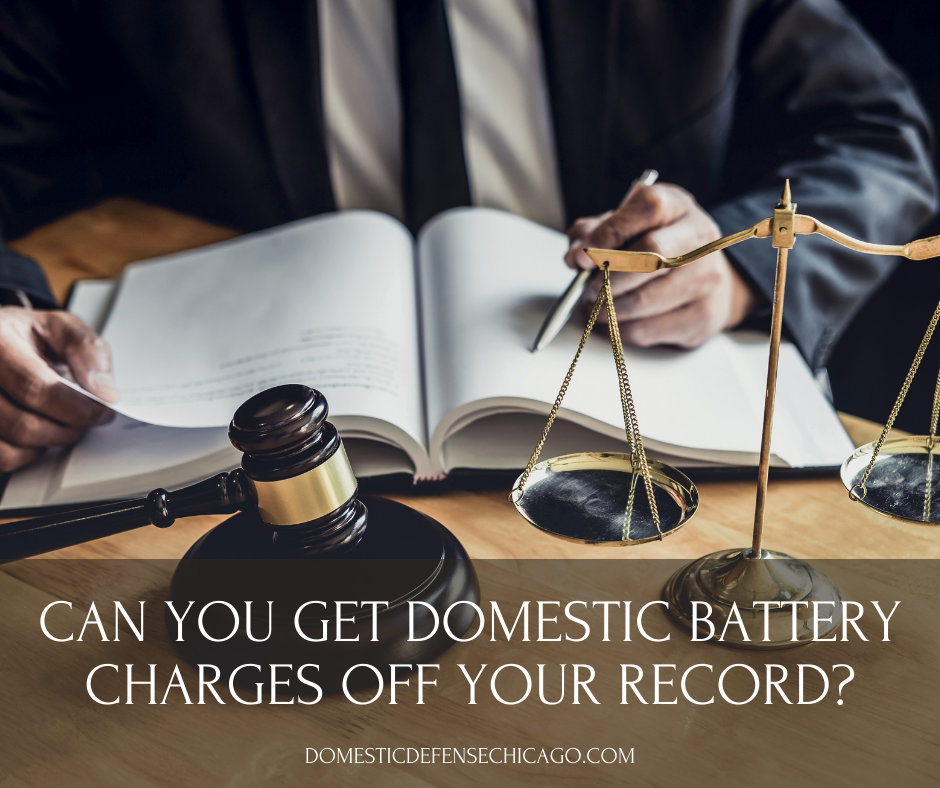 Can You Get a Domestic Battery Charge Off Your Record in Illinois