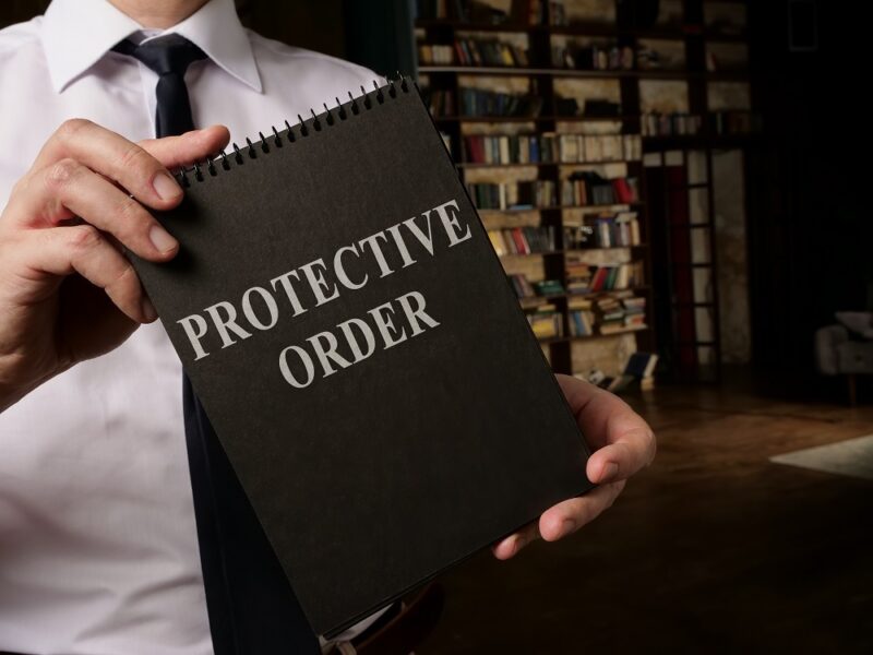 Does an order of protection go on your record in illinois domestic 