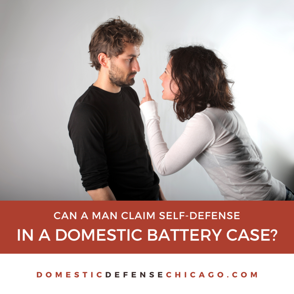 Can a Man Claim Self-Defense Against a Woman in a Domestic Battery Case?