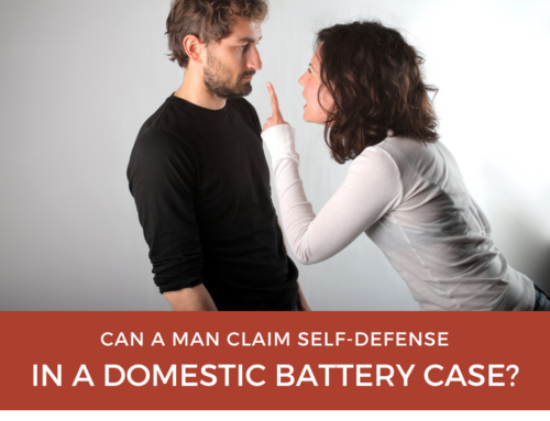 Can a Man Claim Self-Defense Against a Woman in a Domestic Battery Case?