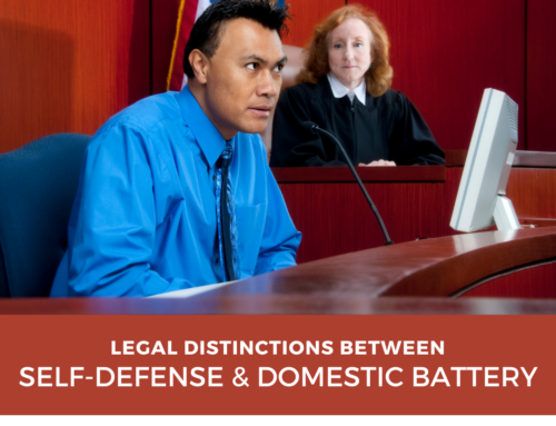 Self-Defense vs. Domestic Battery: Legal Distinctions