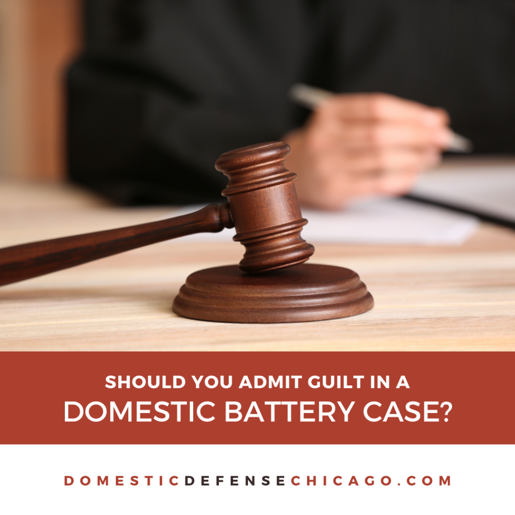 Should You Admit Guilt in a Domestic Battery Case?