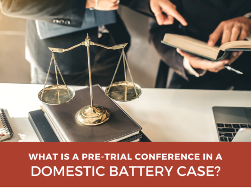 What is a Pre-Trial Conference in a Domestic Battery Case?