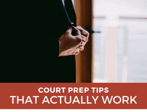 DIY Court Prep Tips That Actually Work