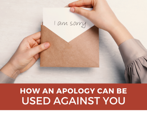 When Apologies Become Evidence: Navigating Confessions