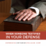 When Neighbors or Passersby Testify in Your Defense