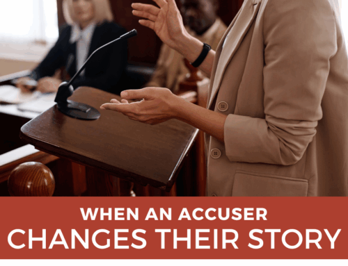 When the Accuser Changes Their Story: Handling Flip-Flop Testimony